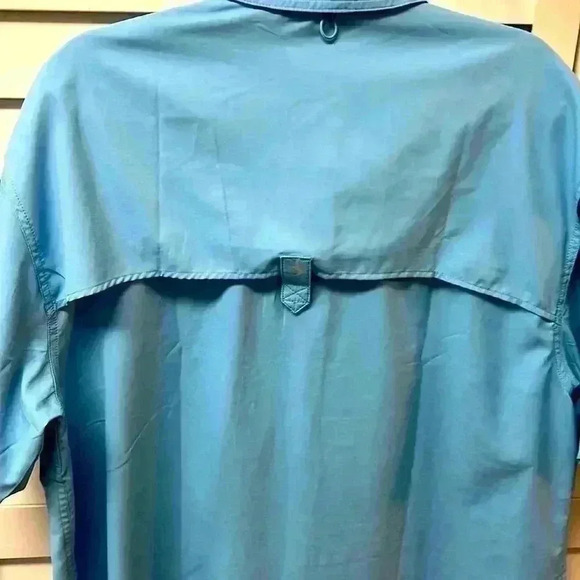 Reel Legends Blue Fishing Shirt - Size L - Picture 5 of 7